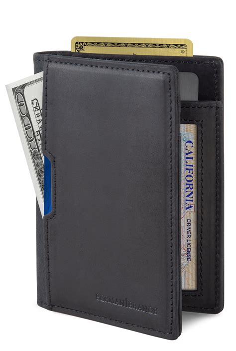 rfid blocking minimalist wallet